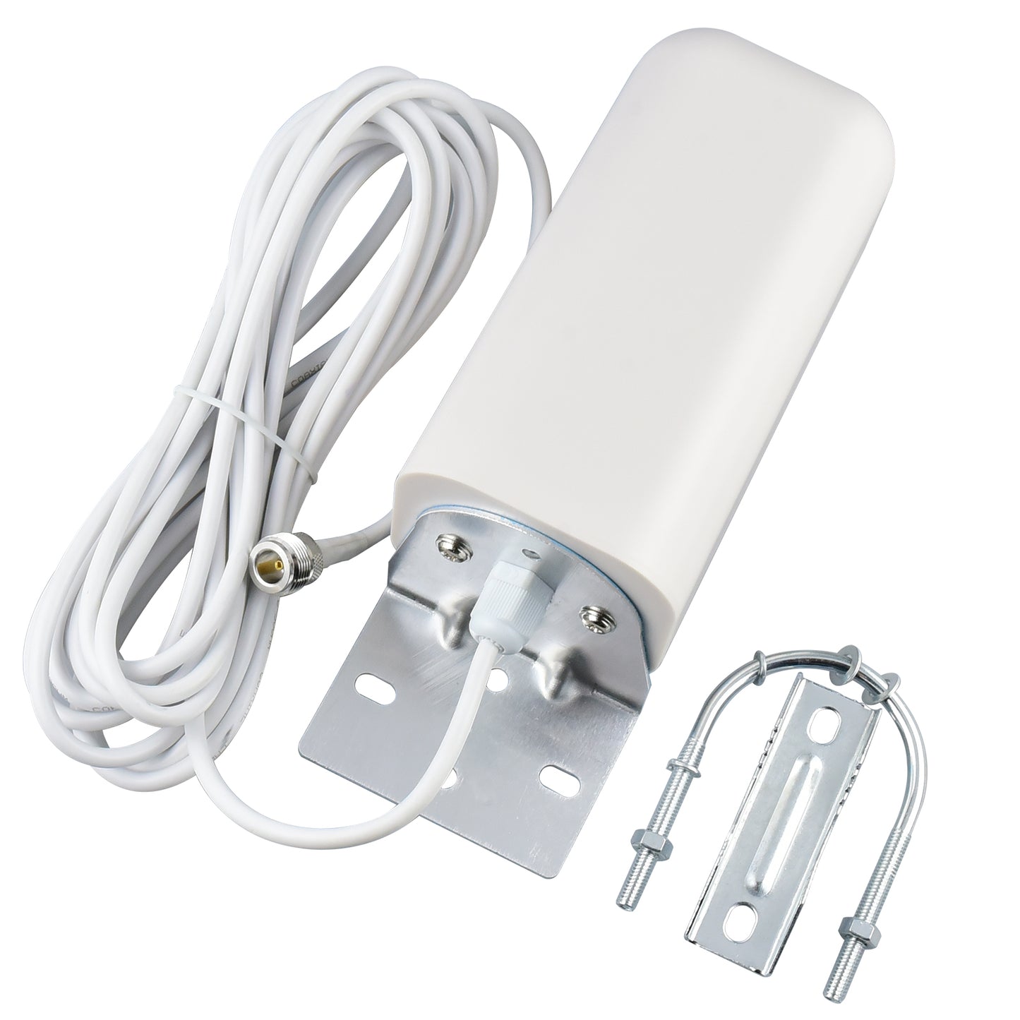 YOTENKO High Gain 10 dBi Wideband Omni Directional Outdoor Antenna 4G / LTE / 5G with N Female Connector, Pole/Wall Mount Antenna