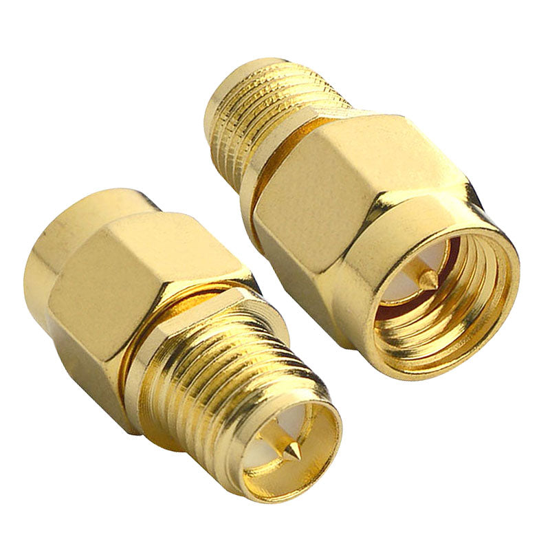 YOTENKO 1500 Units SMA Antenna Cable Connector SMA Male to RP SMA Female RF Coax Adapter Coupler Converter Pack of 2, Total 3000pcs