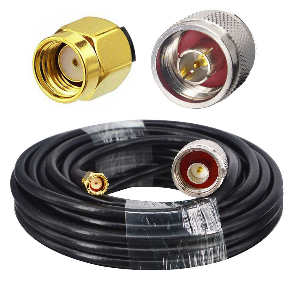 YOTENKO N Male to RP-SMA Male Lora Antenna Cable Reverse SMA N Male Pigtail