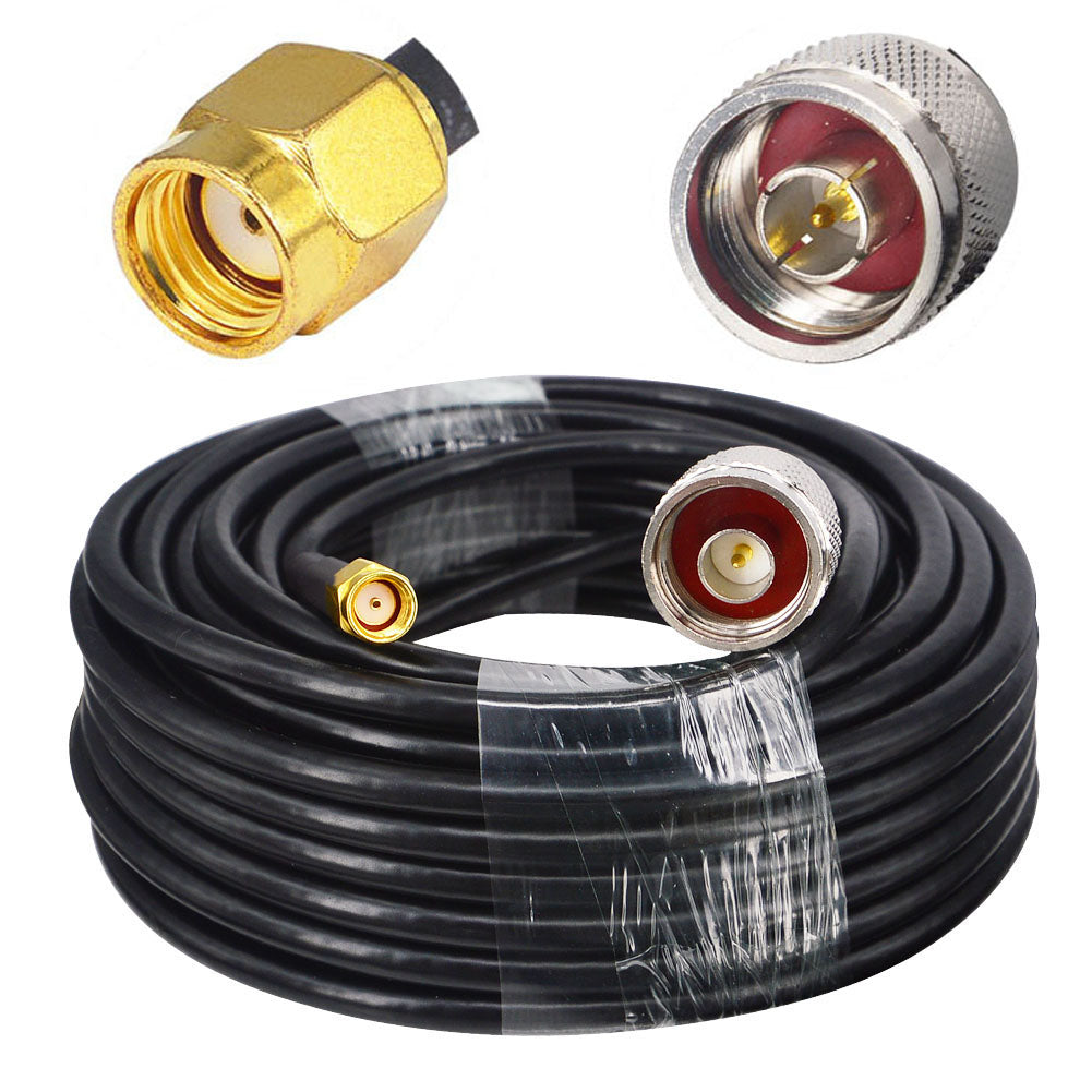 YOTENKO N Male to RP-SMA Male Lora Antenna Cable Reverse SMA N Male Pigtail