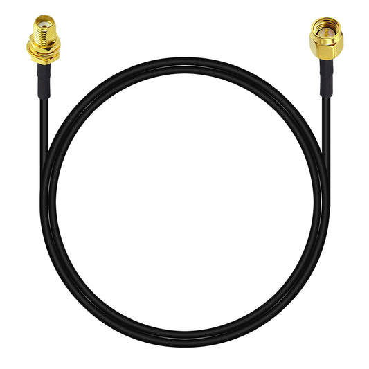 YOTENKO SMA Male to SMA Female Bulkhead Mount Cable RG174 SMA Extension Cable SMA Jumper RF Coaxial Cable