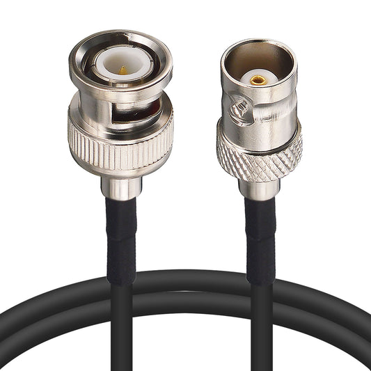 YOTENKO BNC Male to BNC Female Extension Cable 50 Ohm BNC Jumper Cable RG174 Extension Coaxial Line Cable