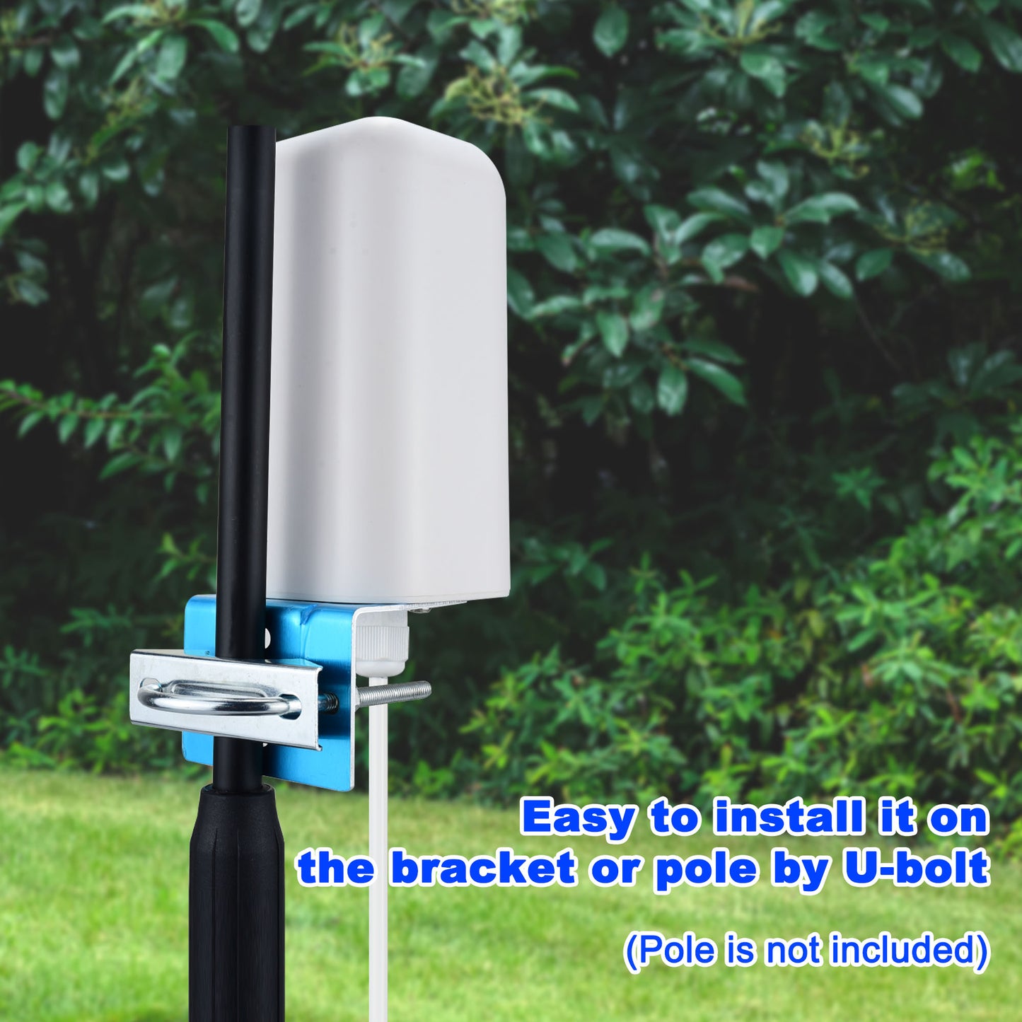 YOTENKO High Gain 10 dBi Wideband Omni Directional Outdoor Antenna 4G / LTE / 5G with N Female Connector, Pole/Wall Mount Antenna