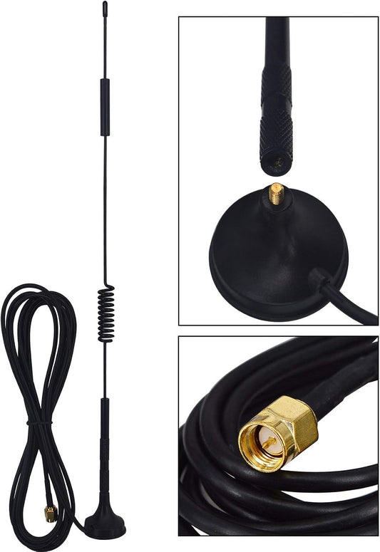 YOTENKO 433MHz Magnetic Dipole Antenna, SMA Male, 3 m Cable