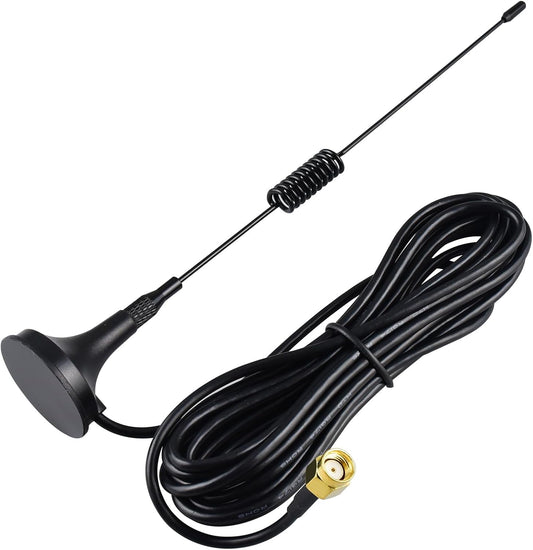 YOTENKO 1090MHz ADS-B Magnetic Antenna, RP-SMA Male, 3 m RG174 Cable