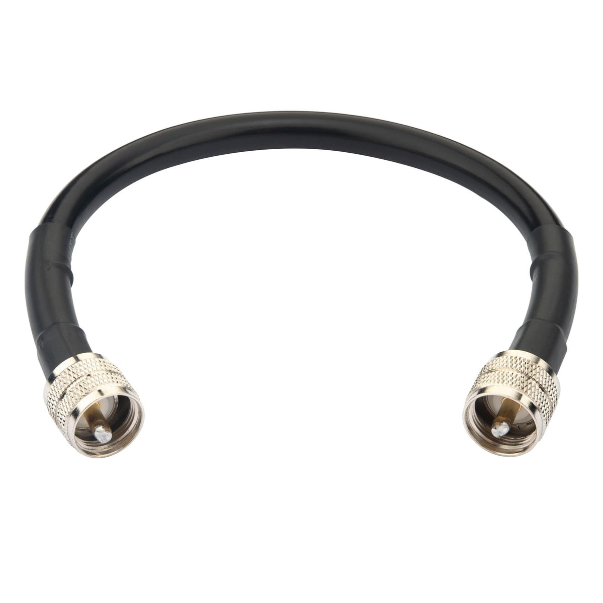 YOTENKO RG213 Coaxial Cable, PL259 Male to PL259 Male, 50 Ohm - 1 FT