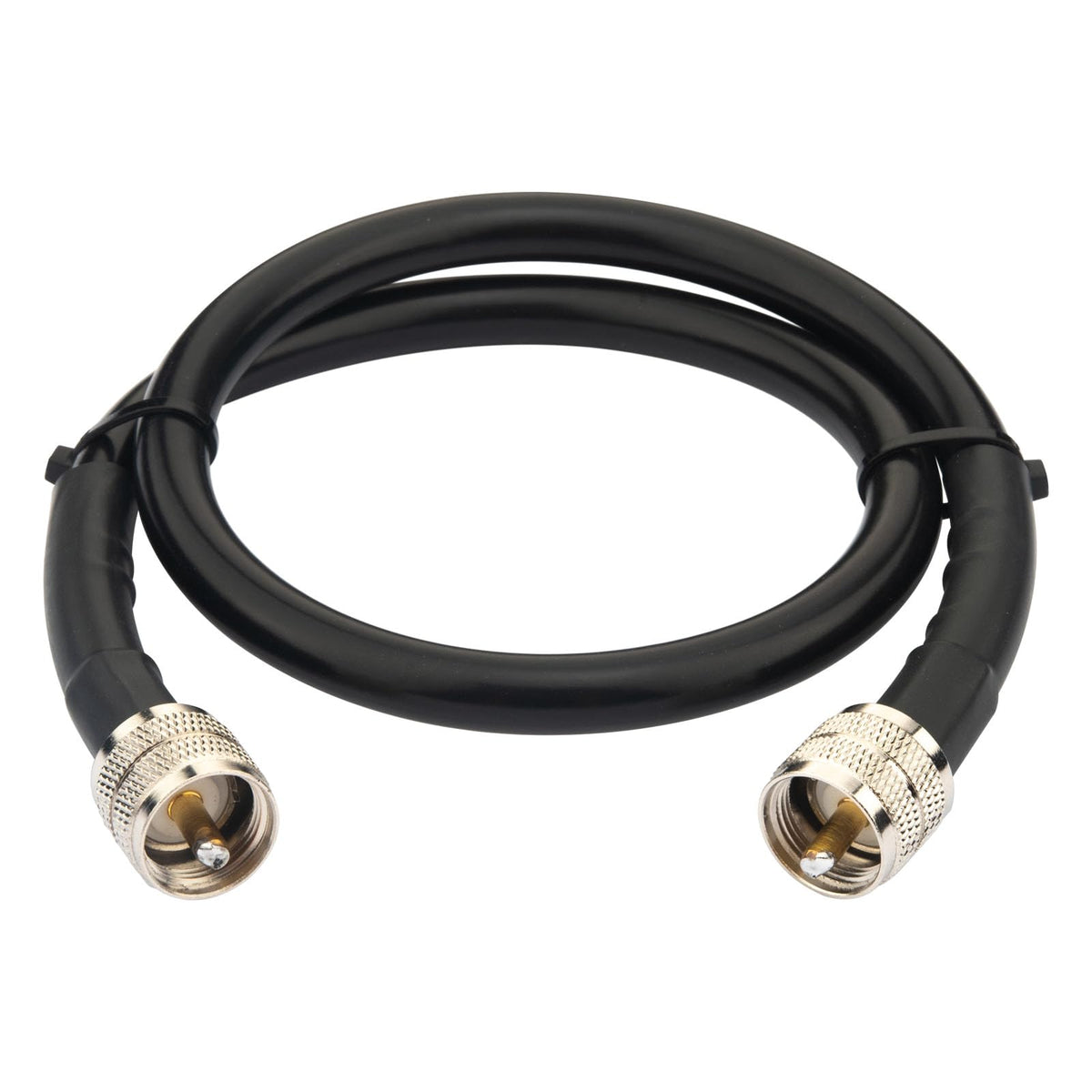 YOTENKO RG213 Coaxial Cable, PL259 Male to PL259 Male, 50 Ohm - 2 FT