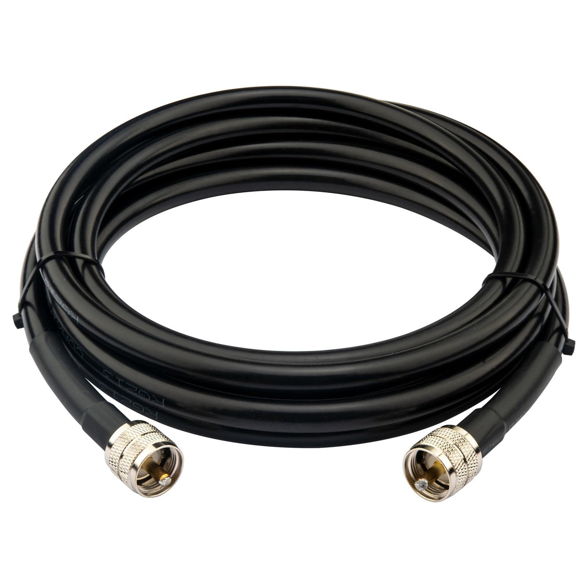 YOTENKO RG213 Coaxial Cable, PL259 Male to PL259 Male, 50 Ohm - 10 FT