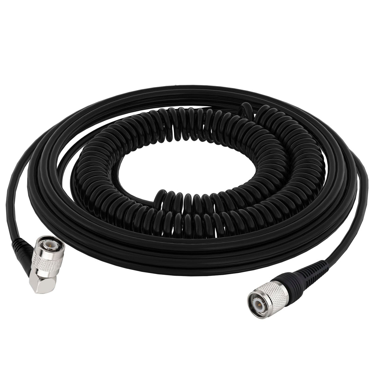YOTENKO RG58 Coiled Coaxial Extension Cable, 50 Ohm - product details