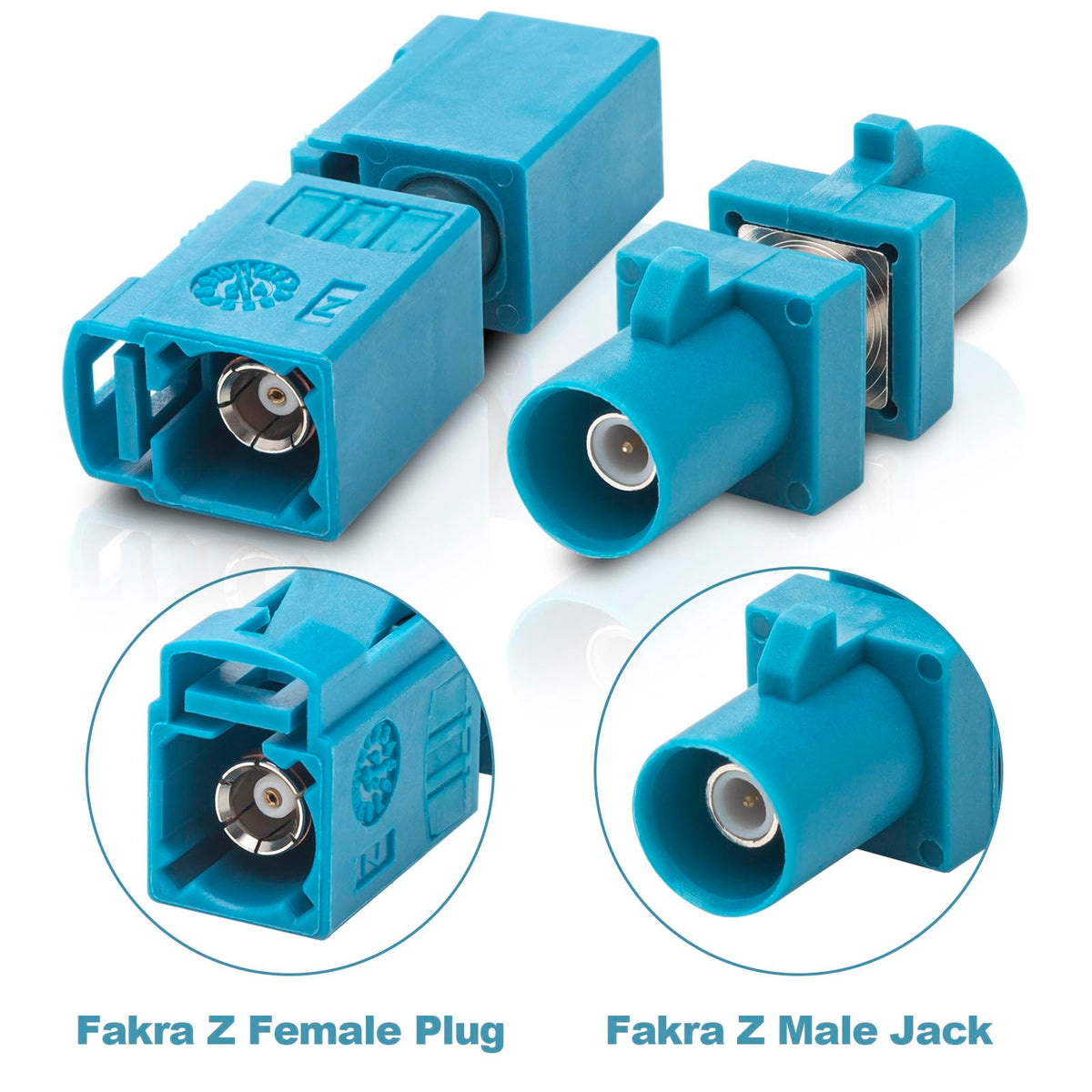YOTENKO Fakra Z RF Adapter Kit, 4-Pack, 50 Ohm - product details