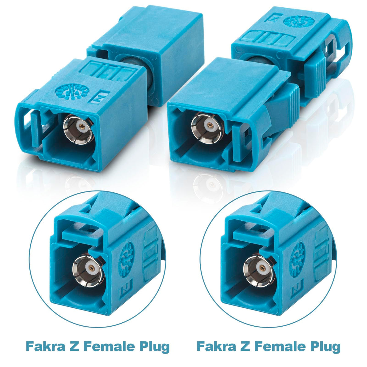 YOTENKO Fakra Z RF Adapter Kit, 4-Pack, 50 Ohm - product details