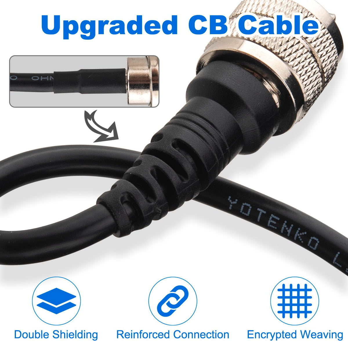 YOTENKO L200 N Male to SMA Male Coaxial Cable, 50FT, 50 Ohm - product details