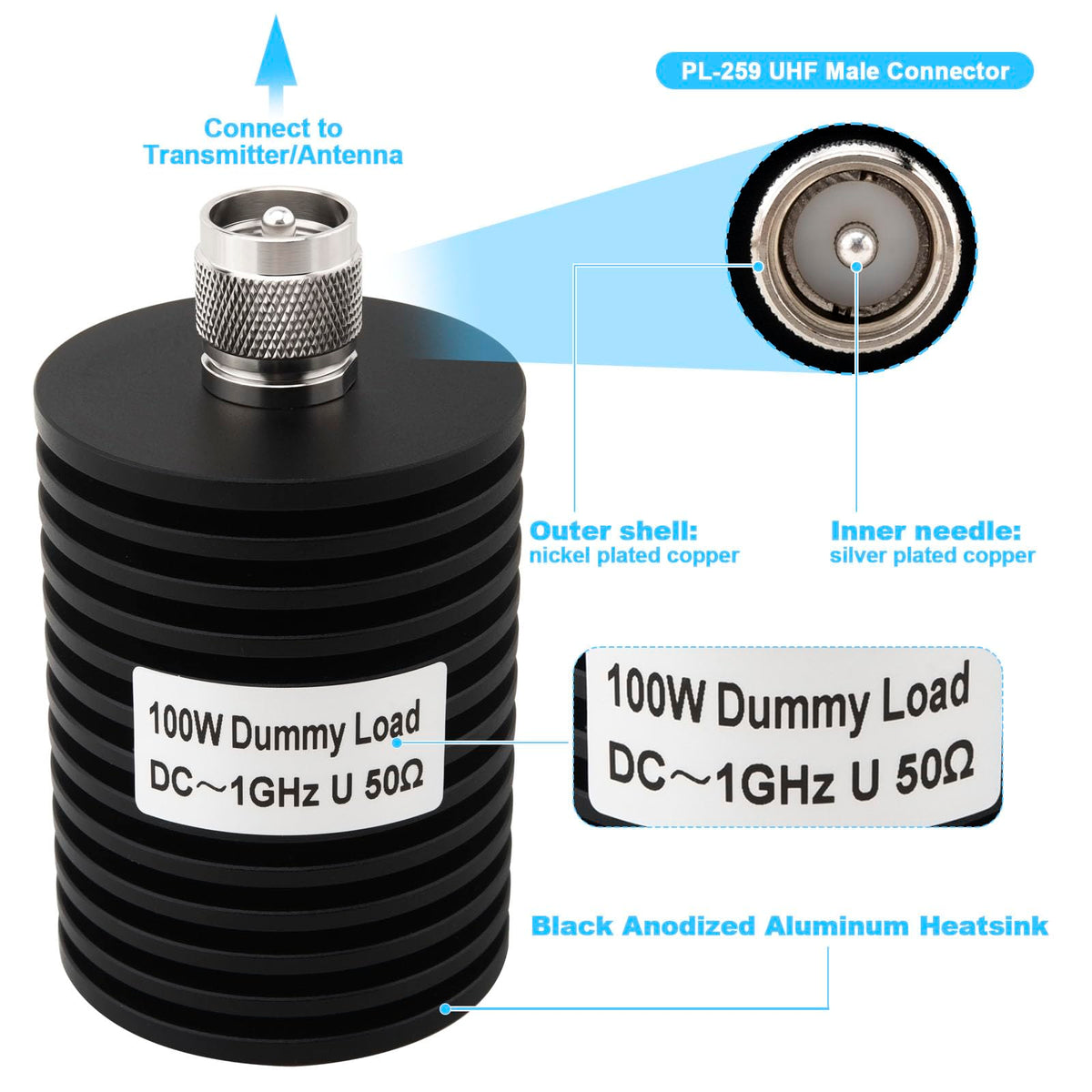 YOTENKO K0126 100W dummy load - product detail 3